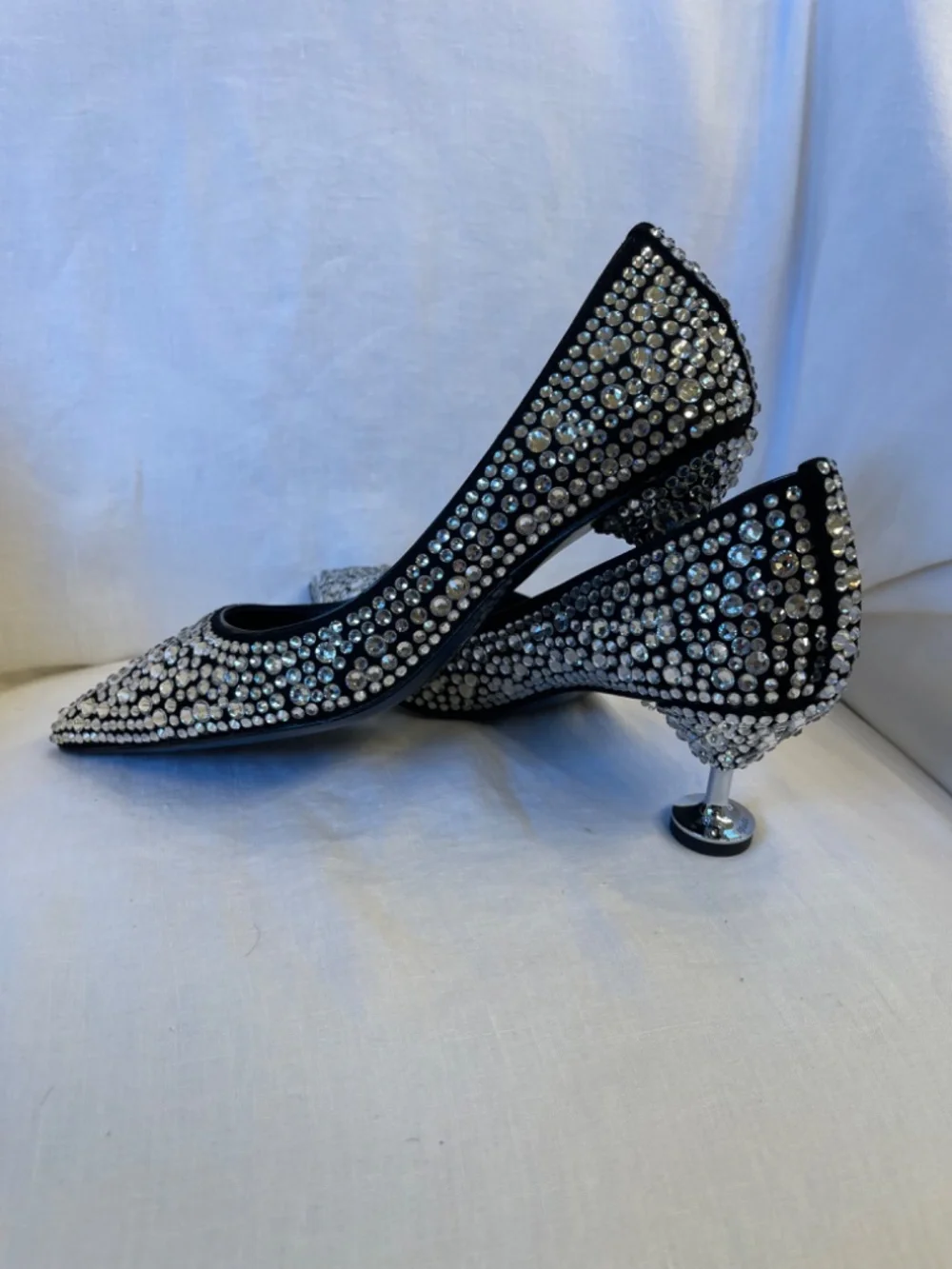 Kate Spade, New York, Crystal designer heels, new, size 6.5